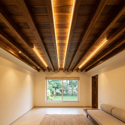 Wooden False Ceiling