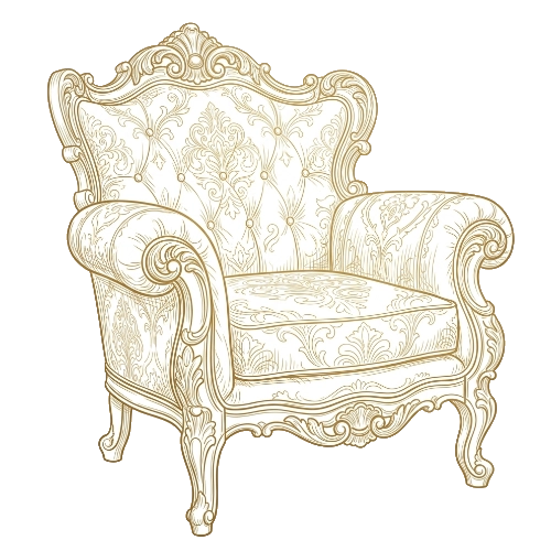 Elegant Armchair Sketch