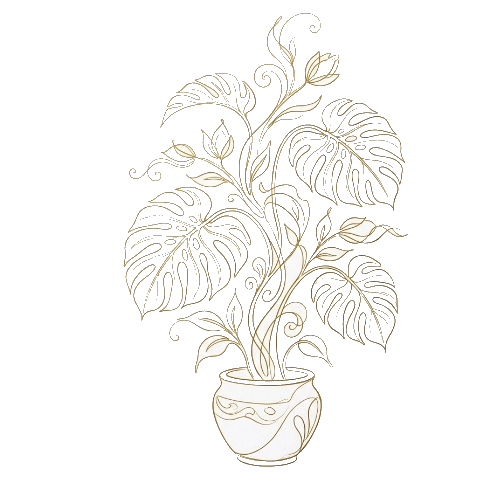 Decorative Plant Sketch